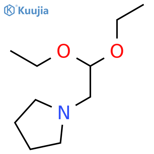 1-(2,2-diethoxyethyl)pyrrolidine structure