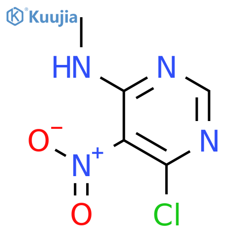 6-chloro-N-methyl-5-nitropyrimidin-4-amine structure