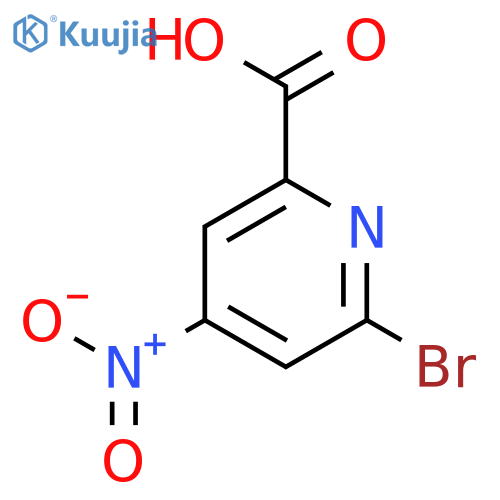 6-Bromo-4-nitropicolinic acid structure
