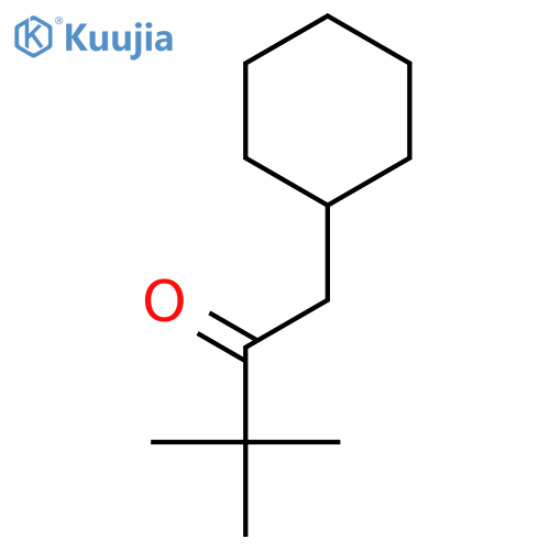 1-cyclohexyl-3,3-dimethylbutan-2-one structure