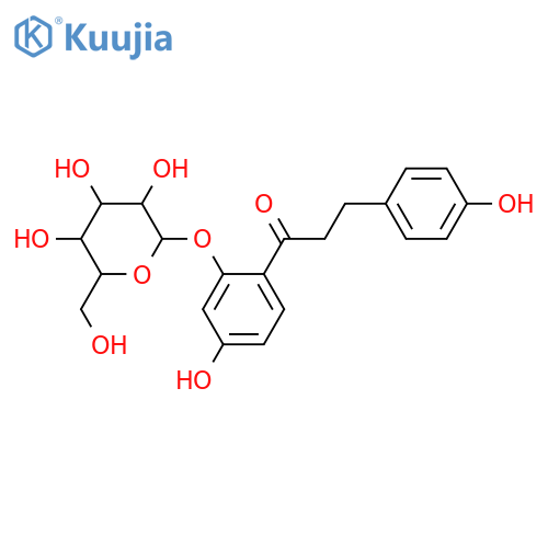 1-Propanone, 1-[2-(b-D-glucopyranosyloxy)-4-hydroxyphenyl]-3-(4-hydroxyphenyl)- structure