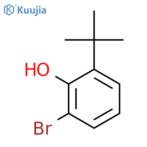 Phenol, 2-bromo-6-(1,1-dimethylethyl)- structure