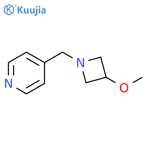 4-(3-methoxyazetidin-1-yl)methylpyridine structure