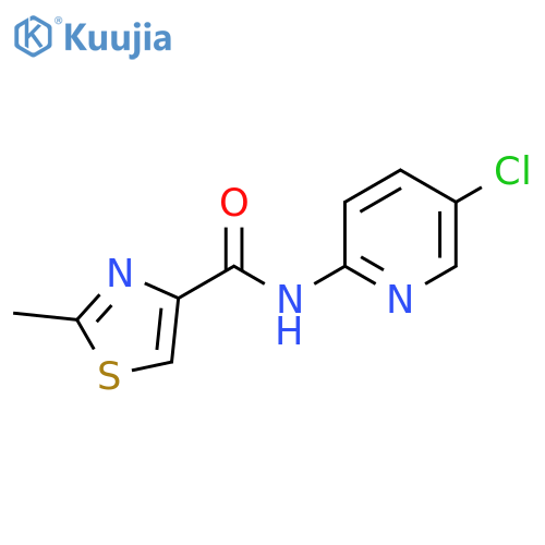 N-(5-chloropyridin-2-yl)-2-methyl-1,3-thiazole-4-carboxamide structure