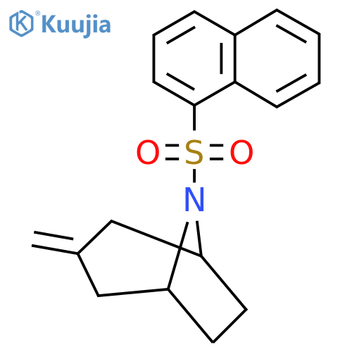3-methylidene-8-(naphthalene-1-sulfonyl)-8-azabicyclo3.2.1octane structure