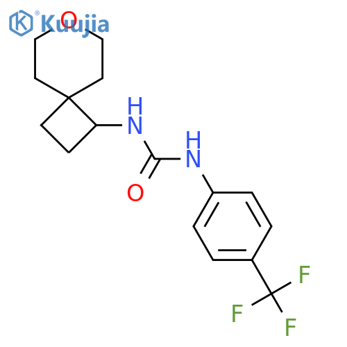 3-{7-oxaspiro3.5nonan-1-yl}-1-4-(trifluoromethyl)phenylurea structure