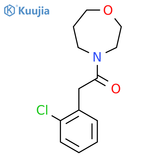 2-(2-Chlorophenyl)-1-(1,4-oxazepan-4-yl)ethan-1-one structure
