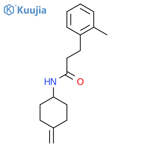 N-(4-methylidenecyclohexyl)-3-(2-methylphenyl)propanamide structure