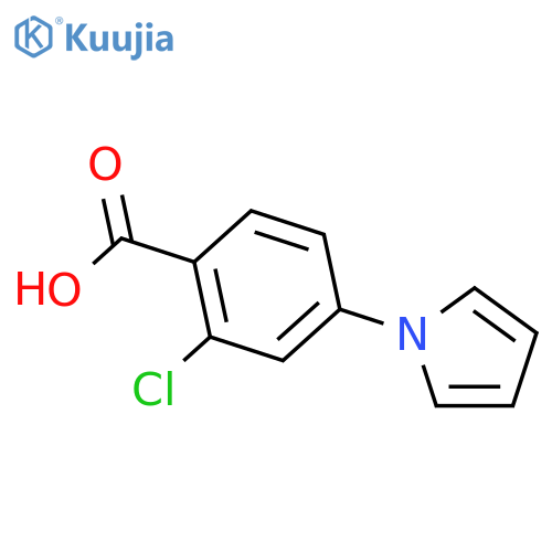2-Chloro-4-pyrrol-1-yl-benzoic Acid structure
