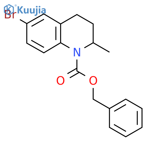 benzyl 6-bromo-2-methyl-1,2,3,4-tetrahydroquinoline-1-carboxylate structure