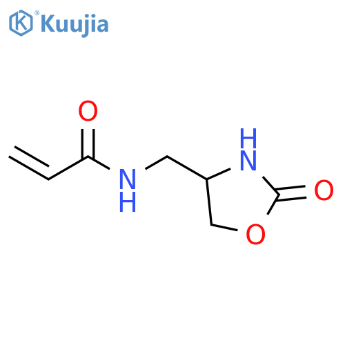 N-(2-oxo-1,3-oxazolidin-4-yl)methylprop-2-enamide structure