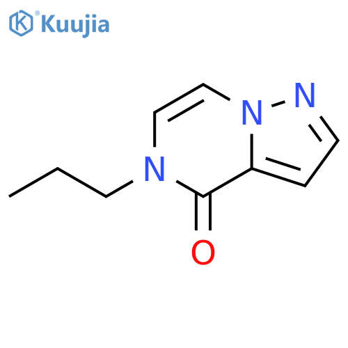 5-propyl-4H,5H-pyrazolo[1,5-a]pyrazin-4-one structure