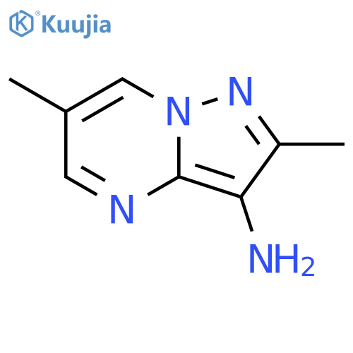 Pyrazolo[1,5-a]pyrimidin-3-amine,2,6-dimethyl- structure