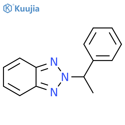 2-(1-Phenylethyl)-2H-1,2,3-benzotriazole structure