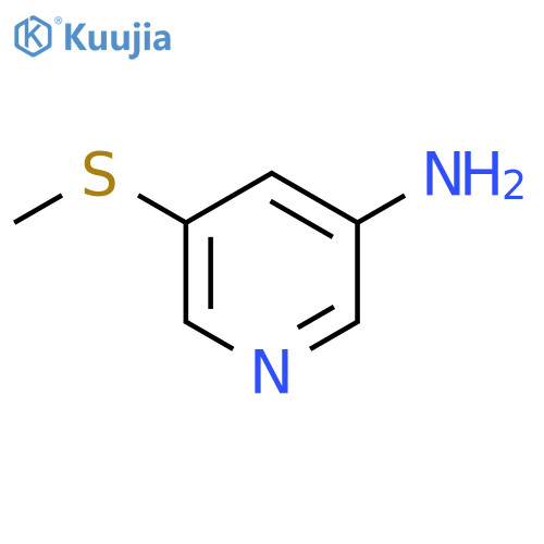 5-(methylsulfanyl)pyridin-3-amine structure