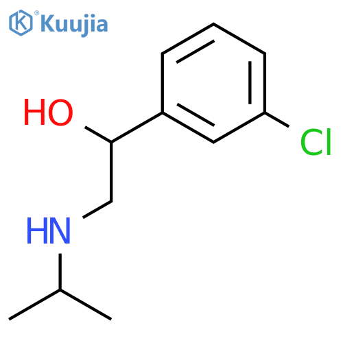 1-(3-Chlorophenyl)-2-(isopropylamino)ethanol structure