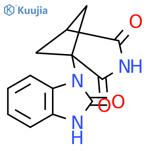 1-(2-oxo-2,3-dihydro-1H-1,3-benzodiazol-1-yl)-3-azabicyclo3.1.1heptane-2,4-dione structure