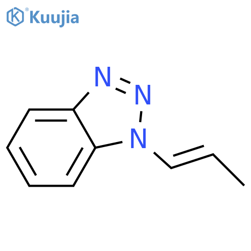 1-[(1E)-Prop-1-en-1-yl]-1H-1,2,3-benzotriazole structure