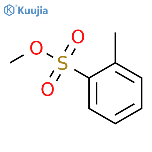 Benzenesulfonic acid,2-methyl-, methyl ester structure