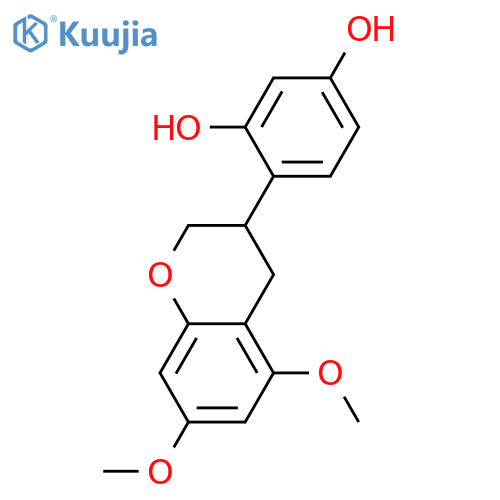 2',4',5,7-Tetrahydroxyisoflavan; (R)-form, 5,7-Di-Me ether structure