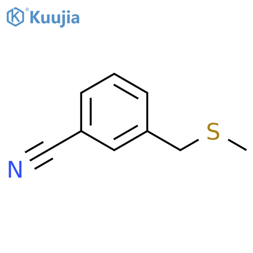 3-(methylsulfanyl)methylbenzonitrile structure