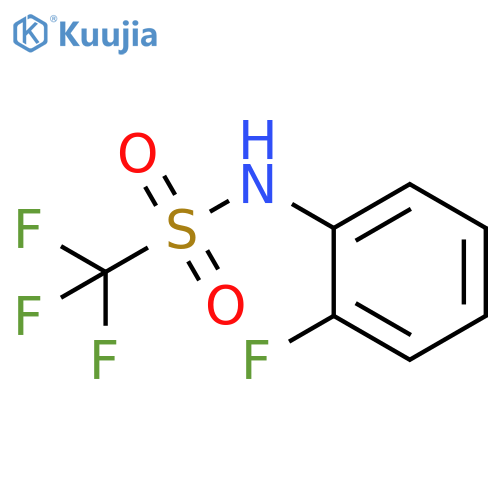 Methanesulfonamide,1,1,1-trifluoro-N-(2-fluorophenyl)- structure