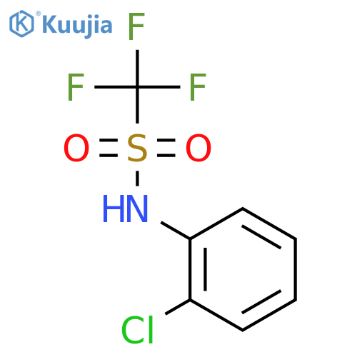 Methanesulfonamide, N-(2-chlorophenyl)-1,1,1-trifluoro- structure