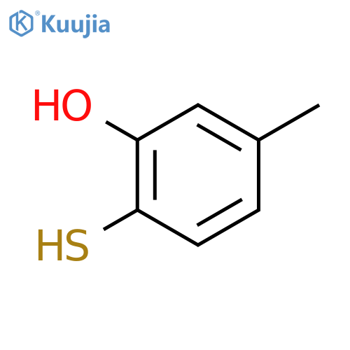 5-methyl-2-sulfanylphenol structure