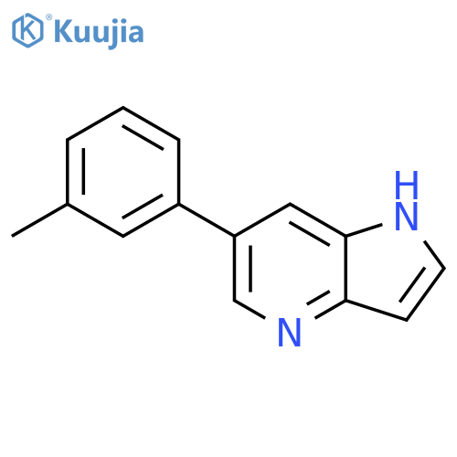 6-(m-Tolyl)-1H-pyrrolo[3,2-b]pyridine structure