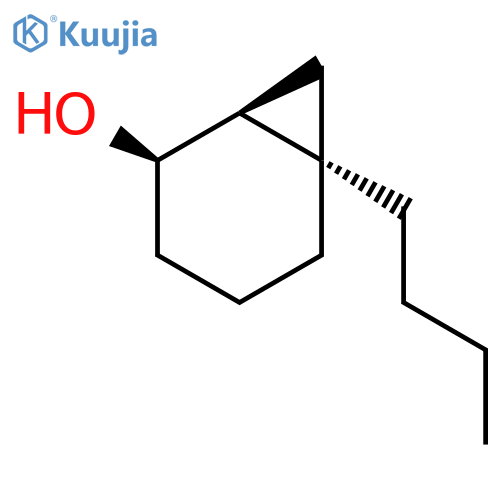 Bicyclo[4.1.0]heptan-2-ol, 6-butyl-, (1S,2R,6R)- structure