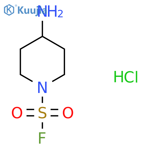 4-Aminopiperidine-1-sulfonyl fluoride hydrochloride structure