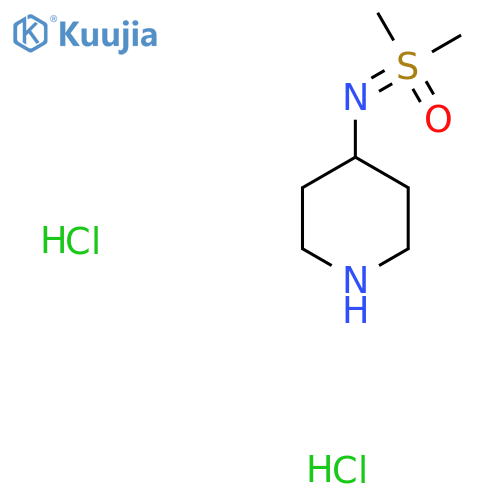 Dimethyl[(piperidin-4-yl)imino]-lambda6-sulfanone dihydrochloride structure