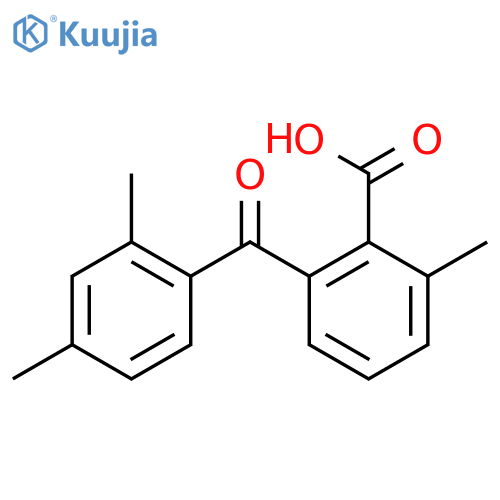 Benzoic acid,2-(2,4-dimethylbenzoyl)-6-methyl- structure