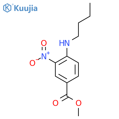 Methyl 4-(butylamino)-3-nitrobenzoate structure
