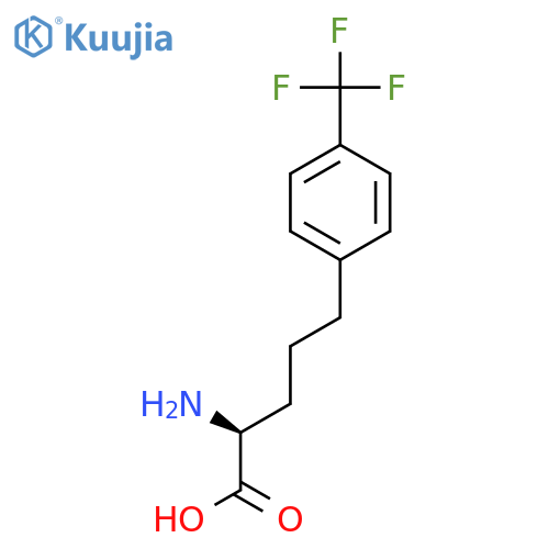 (S)-2-Amino-5-(4-(trifluoromethyl)phenyl)pentanoic acid structure