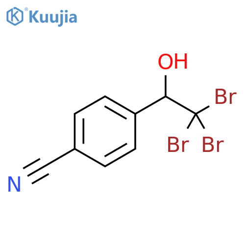 4-(2,2,2-tribromo-1-hydroxyethyl)benzonitrile structure