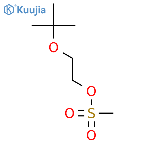 2-(tert-butoxy)ethyl methanesulfonate structure