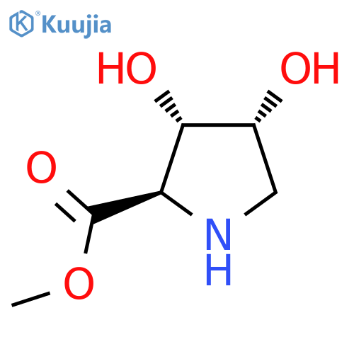 methyl (2R,3S,4R)-3,4-dihydroxypyrrolidine-2-carboxylate structure