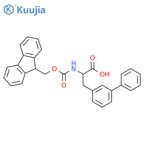 [1,1'-Biphenyl]-3-propanoic acid, α-[[(9H-fluoren-9-ylmethoxy)carbonyl]amino]- structure