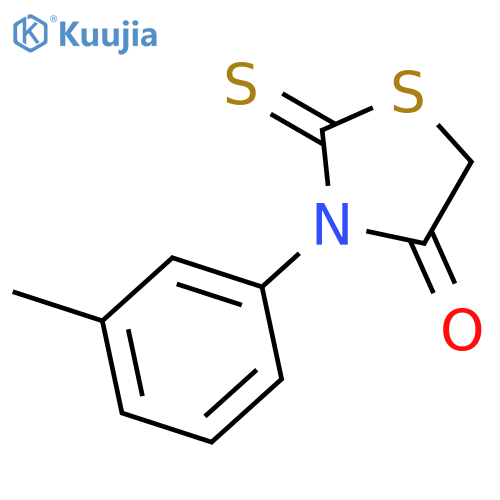 3-(3-methylphenyl)-2-sulfanylidene-1,3-thiazolidin-4-one structure