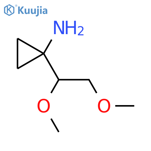 1-(1,2-Dimethoxyethyl)cyclopropan-1-amine structure