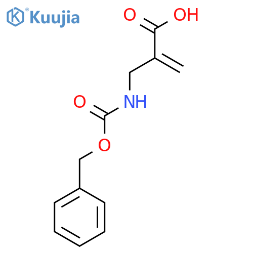 2-({[(Benzyloxy)carbonyl]amino}methyl)prop-2-enoic acid structure