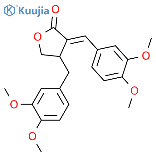 3,3',4,4'-Tetrahydroxy-8,8'-lign-7-en-9,9'-olide; (7Z,8'R)-form, Tetra-Me ether structure