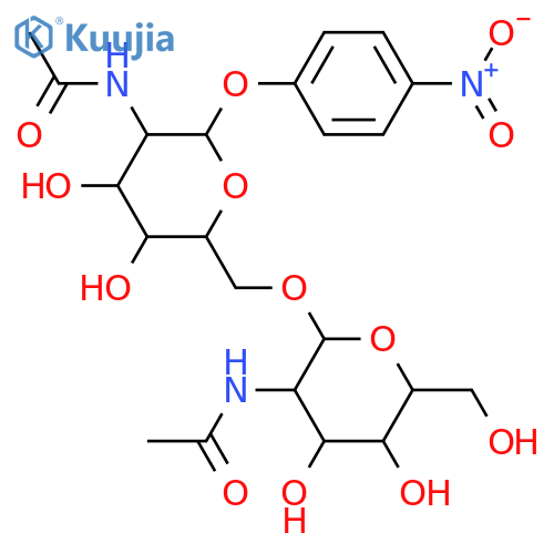 4-Nitrophenyl 2-Acetamido-2-deoxy-(6-O-2-acetamido-2-deoxy-β-D-glucopyranosyl)-α-D-galactopyranoside structure
