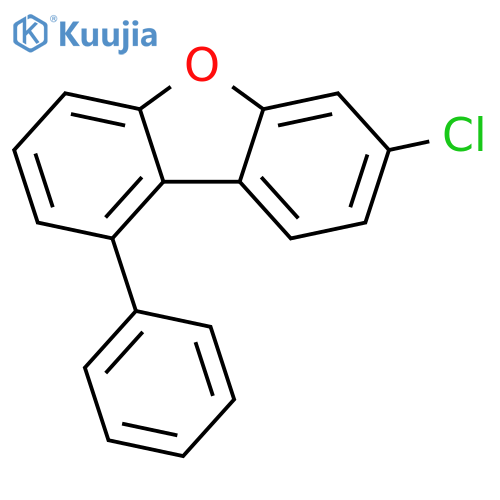 Dibenzofuran, 7-chloro-1-phenyl- structure