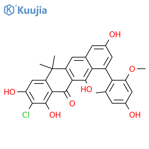 Naphthacemycin B1; 3-Chloro, 2'-Me ether structure