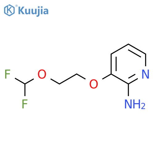 3-[2-(Difluoromethoxy)ethoxy]pyridin-2-amine structure