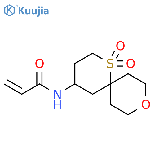 N-(1,1-Dioxido-9-oxa-1-thiaspiro[5.5]undec-4-yl)-2-propenamide structure