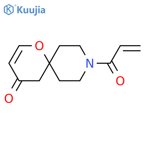9-(prop-2-enoyl)-1-oxa-9-azaspiro5.5undec-2-en-4-one structure
