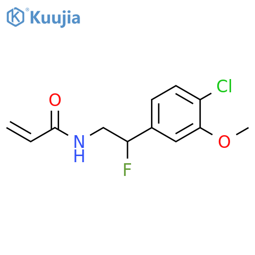 N-2-(4-chloro-3-methoxyphenyl)-2-fluoroethylprop-2-enamide structure